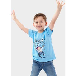 Karakter Boy David Walliams Milliardær 100% T-shirt i bomuld110116cm
