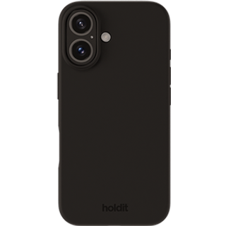 Holdit iPhone 16 Plus Soft Touch Silikone Case - Black