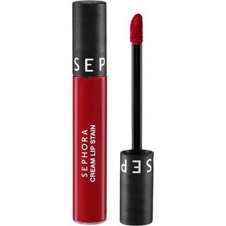 Sephora Collection - Cream Lip Stain - Matte Liquid Lipstick - Mat Flydende Læbestift - Cream Lip Stain-24 01 Always Red - For Women