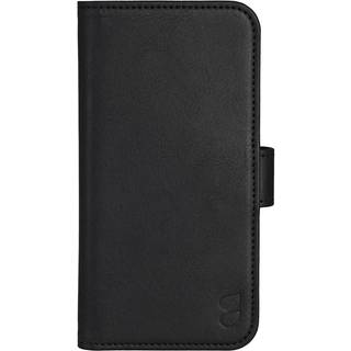 iPhone 16 GEAR Læder Cover 2-i-1 m. Pung 3 Kort - MagSafe Kompatibel - Sort