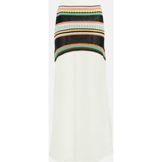 ChloÃ© High-rise striped wool maxi skirt - multicoloured - S