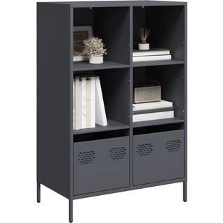 skab 68x39x103,5 cm stål antracitgrå