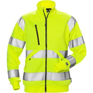 Fristads 126535 Hi Vis Sweatjakke dame kl.3 7427 SHV / Arbejdsjakke Hi-Vis gul L