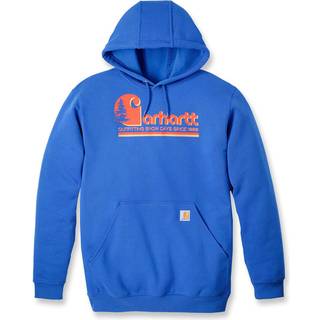 Carhartt Grafisk hættetrøje, Herre, Beacon blue, L