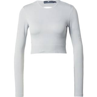 adidas by Stella McCartney TrueStrength Seamless Long Sleeve yogatop - Clear Onix - XS