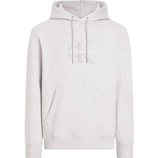 Chenille Monogram Hoodie - Grey - XS