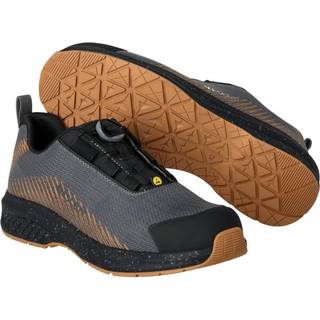 MASCOT FOOTWEAR CUSTOMIZED sikkerhedssko, stengrå/nøddebrun - 1042