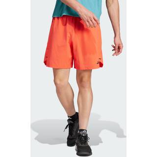 Workout Knurling shorts - Bright Red / Black - L