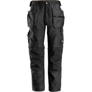 Snickers arbejdsbukser 6224 52 sort AllroundWork Canvas+ 62240404052