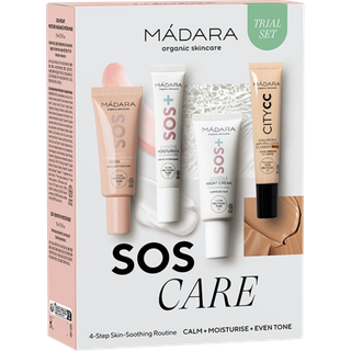 Madara SOS Care 4-Step Skin-Soothing Routine Set, MEDIUM - 1 stk