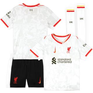 Liverpool FC 2024/25 Stadium Third Nike Football Replica-sæt i tre dele til mindre børn - hvid - M