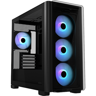 ASUS A23 PLUS TG ARGB BLACK - Kabinet - Miditower - Sort