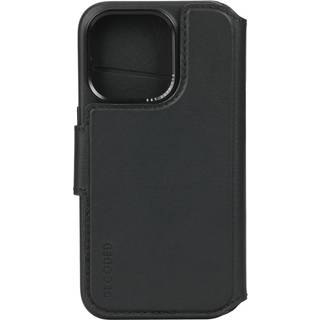 Decoded Leather Detachable Wallet - black - iPhone 15 Pro