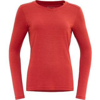 Devold Women's Hovland Merino 200 Shirt Merino-shirt Damer størrelse M farve beauty