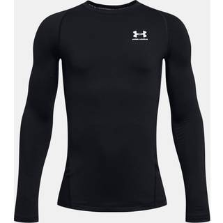 Langærmet T-shirt Under UA CG Armour LS-BLK 1366372-001 Størrelse YXS