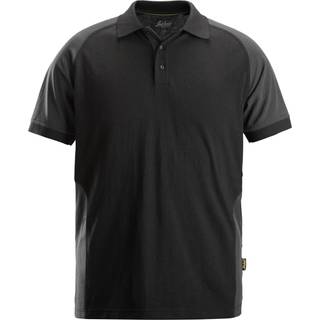Snickers Tofarvet poloshirt 27 sort/koksgrå, 3 27500458009