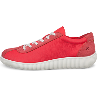 ECCO Soft Zero W - Sneakers i læder til damer - Rød - Size: 42 (UK 8-8.5)