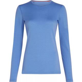 Icebreaker Women's 200 Oasis L/S Crewe Merino undertøj Damer størrelse XS farve blå
