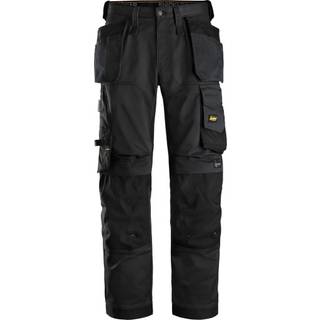 Snickers 6251 allroundwork, stretch arbejdsbukser med loose fit og hylsterlommer sort 84