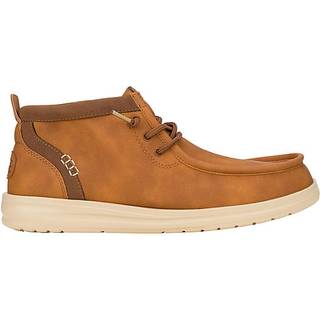 HeyDude Wally Mid Gripr Classic Fritidssko Herrer størrelse 44 farve cognac / tan