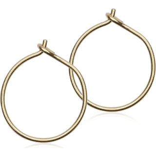 Blomdahl Golden Titanium Ear Ring 14 mm