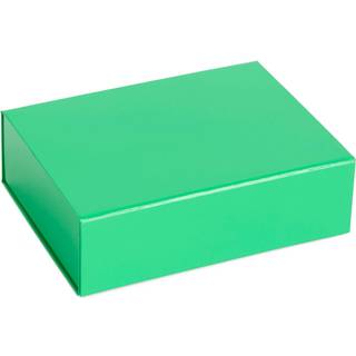 HAY Colour Storage XS æske med låg 16,5x22,5 cm Vibrant green