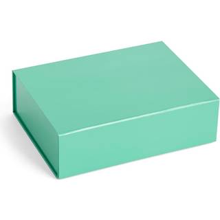 HAY Colour Storage XS æske med låg 16,5x22,5 cm Emerald green