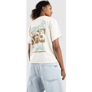 RVCA Out Back Cuffed T-shirt - S - unbleached