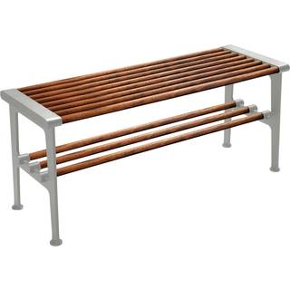 Essem Design Nostalgi Bænk 100 Cm / Aluminium - Bænke Valnød - 080601