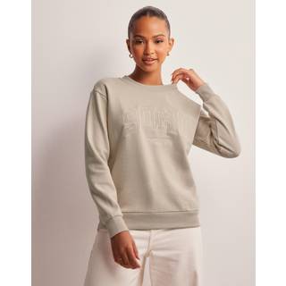 JDY - Beige - Jdyparis L/S Emb Sweat Jrs - X-Small