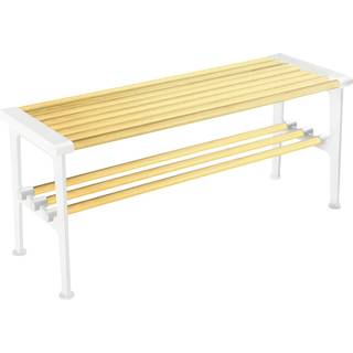 Essem Design Nostalgi Bænk 100 Cm / - Bænke Birk Hvid - 038601