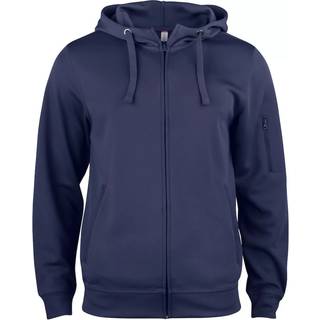 Clique 21014 Basic Active Hoody Full Zip / Hættetrøje Dark Navy M