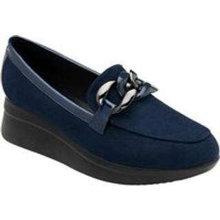 Lotus Lotus Blue Wedge Loafers