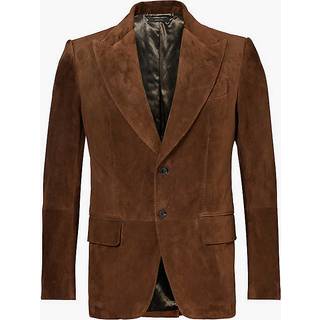 Tom Ford Suede blazer - brown - EU 50