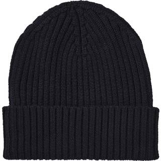 FUB Ribbet Beanie Dark Navy 100/120 cm  Marineblå  100/120 cm  Unisex