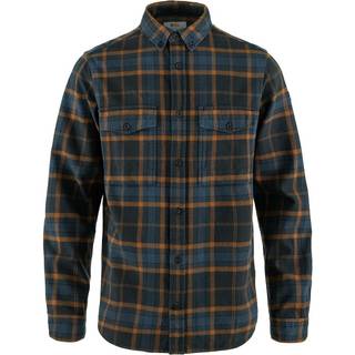 Fjällräven Övik Twill Shirt Men-dark navy / chestnut-M
