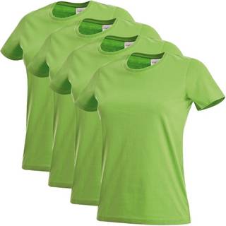 Stedman 4-pak Classic Women T-shirt - Light green - X-Large
