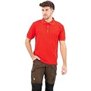 Fjällräven Crowley Piqué Shirt Polo-shirt Herrer størrelse M farve rød