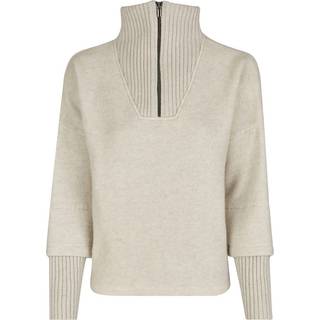 STAPF Women's Naema Uldsweater Damer størrelse XS farve beige/hvid