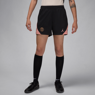 Maskinstrikkede Paris Saint-Germain Third Strike Jordan Dri-FIT-fodboldshorts til kvinder - sort - XS (EU 32-34)
