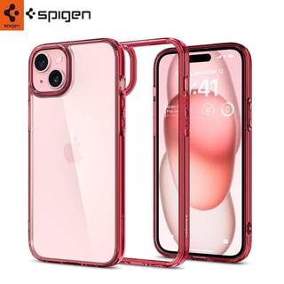 Spigen iPhone 15 Plus Ultra Hybrid Cover - Rød Crystal
