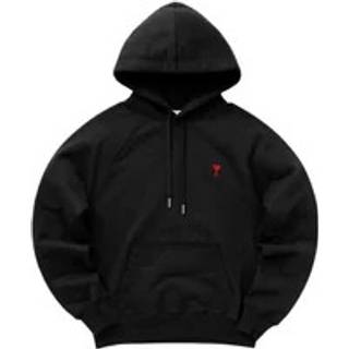 Ami Paris Ami De CÅur cotton hoodie - black - EU 44