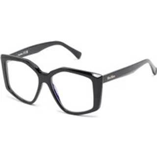 Max Mara Kvinde MM5162-B 001 Optiske stel Acetat Sort Geometrisk Normal