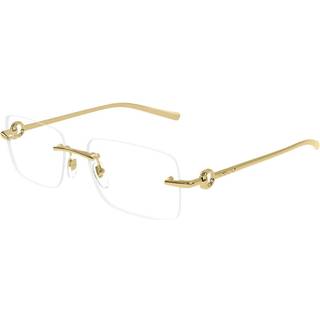 Gucci Mand GG1703O 003 Optiske stel Metal Guld Transparent Firkantet
