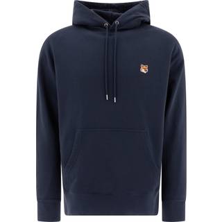 Maison Kitsune Fox Head Hoodie Blue