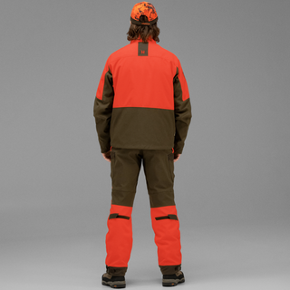Härkila Wildboar Pro jacka Orange blaze / Willow green 56