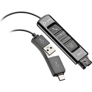Poly DA85 USB to QD Black Adapter TAA Interface adapter