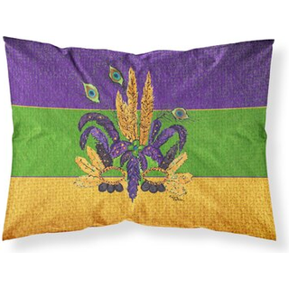 """" Caroline's Treasures 8387Pillowcase Mardi Gras Mask Fugtighed Wicking Fabric Standard Pillowcase Large Multicolor """"