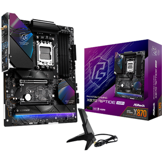 ASRock X870 RIPTIDE WIFI Bundkort - AMD X870 - AMD AM5 socket - DDR5 RAM - ATX