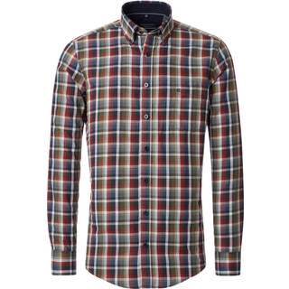 CasaModa Herren Hemd grün kariert Comfort Fit